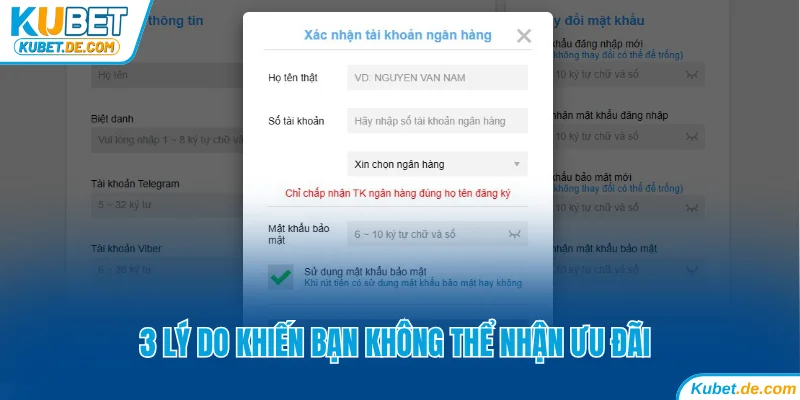 Tổng Hợp 4 Khuyến Mãi Kubet Tháng 10 Không Thể Bỏ Lỡ 7 3 lý do bạn không nhận được ưu đãi